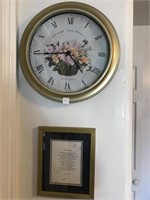 Large Clock and House Blessing