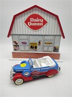 Dairy Queen Decorative Wooden Store and Diecast Ca