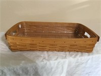 Longaberger Baskets Serving Tray With Liner