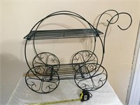 Metal Buggy Plant Stand