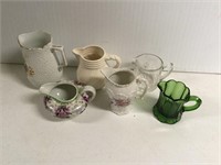 Assorted Pitchers and Creamers