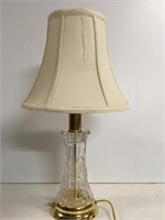 Glass and Brass lamp