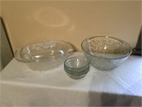 Princess House Casserole Dish, Serving bowl and 3