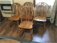 4 Heavy Dining Room Chairs