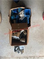 3 Boxes of Elec Boxes (Plastic and Steel)