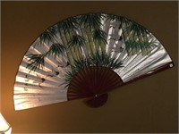 Large Oriental Decor Fan