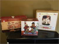 3 boxes-Train and Snowman sets
