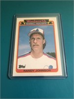 RARE 1989 Woolworths Randy Johnson ROOKIE CARD – E