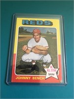 1975 Topps #260 Johnny Bench card – Cincinnati Red