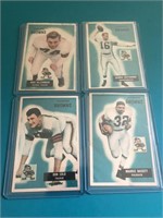 4 Different 1955 Bowman Cleveland Browns cards