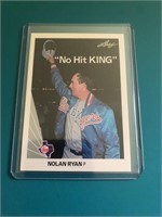 1990 Lead Nolan Ryan NO HIT KING card – Rangers