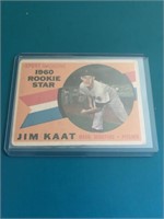 1960 Topps #136 Jim Kaat ROOKIE CARD – Minnesota T