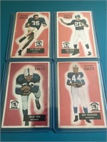4 Different 1955 Bowman Baltimore Colts with Alan