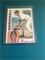 1984 Topps #8 Don Mattingly ROOKIE CARD – New York