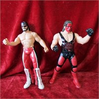 (2)1990's 12" Wrestling figures. Macho man, Kane.