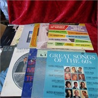 (12) Mostly 1960's 70's Vinyl records rock and