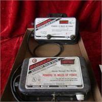 (2)BLITZER ELECTRIC FENCE BOXES.