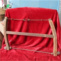 Antique coping buck saw.