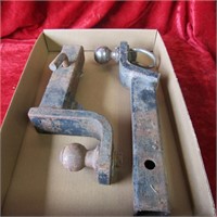 (2) trailer Hitch and balls.