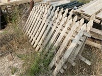 (4) 42" x 8' Picket Fence Sections