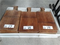 6 Timber 300mm x 210mm Servery Paddles