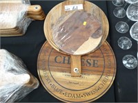3 Large Timber Cheese Boards