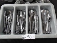 Cutlery Tray, Dinner Knives, Forks, Spoons & Tongs