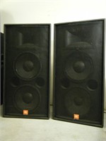 Pair HUGE JBL SR-X series speakers