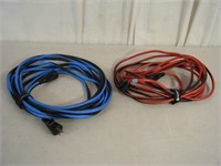 2 count new Utilitech 20 ft extension cords