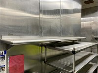 77.5" x 14" stainless steel shelf