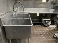 dishwashing corner sink