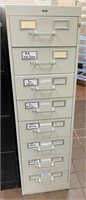 Tennsco 8 drawer filing cabinet