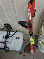 BLACK & DECKER LITHIUM BATTERY TRIMMER  NO CHARGER