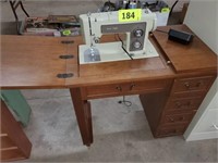 SEARS KENMORE 1516  SEWING MACHINE IN CABINET