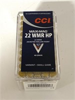 (50) Rounds CCI 22 WMR HP