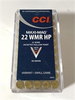 (50) Rounds CCI 22 WMR HP
