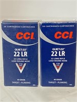 (100) Rounds CCI Quiet .22 LR