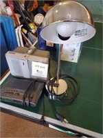 Ceramic Heater, Clock Radio & Desk Lamp