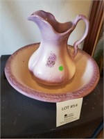 Iron Stone Pitcher & Bowl and