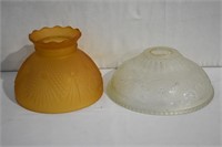 2 pcs Frosted Glass Lamp Shades