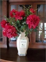 Large Vase with Floral Arrangement