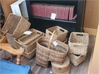 Assorted Group of Whicker Baskets