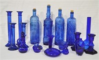 Cobalt Blue Glass Lot