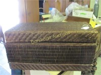 WICKER TRUNK (26in. L X 12in. W )