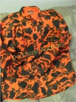 DEERSKIN BLZ ORANGE CAMO HEAVY LONG SLEEVE SHIRT