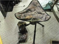 CAMO HUNTING SEAT COLLAPSABLE TURNS