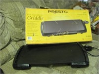 PRESTO GRIDDLE #21-635 USED