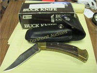 BUCK KNIFE 110 - W/ SHEATH & ORIGINAL BOX LIKE