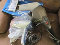 NEW CONAIR 1875 DRYER & USED BUT WORKING HOMEDICS