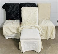 4 Matching Padded Chairs W/Covers
